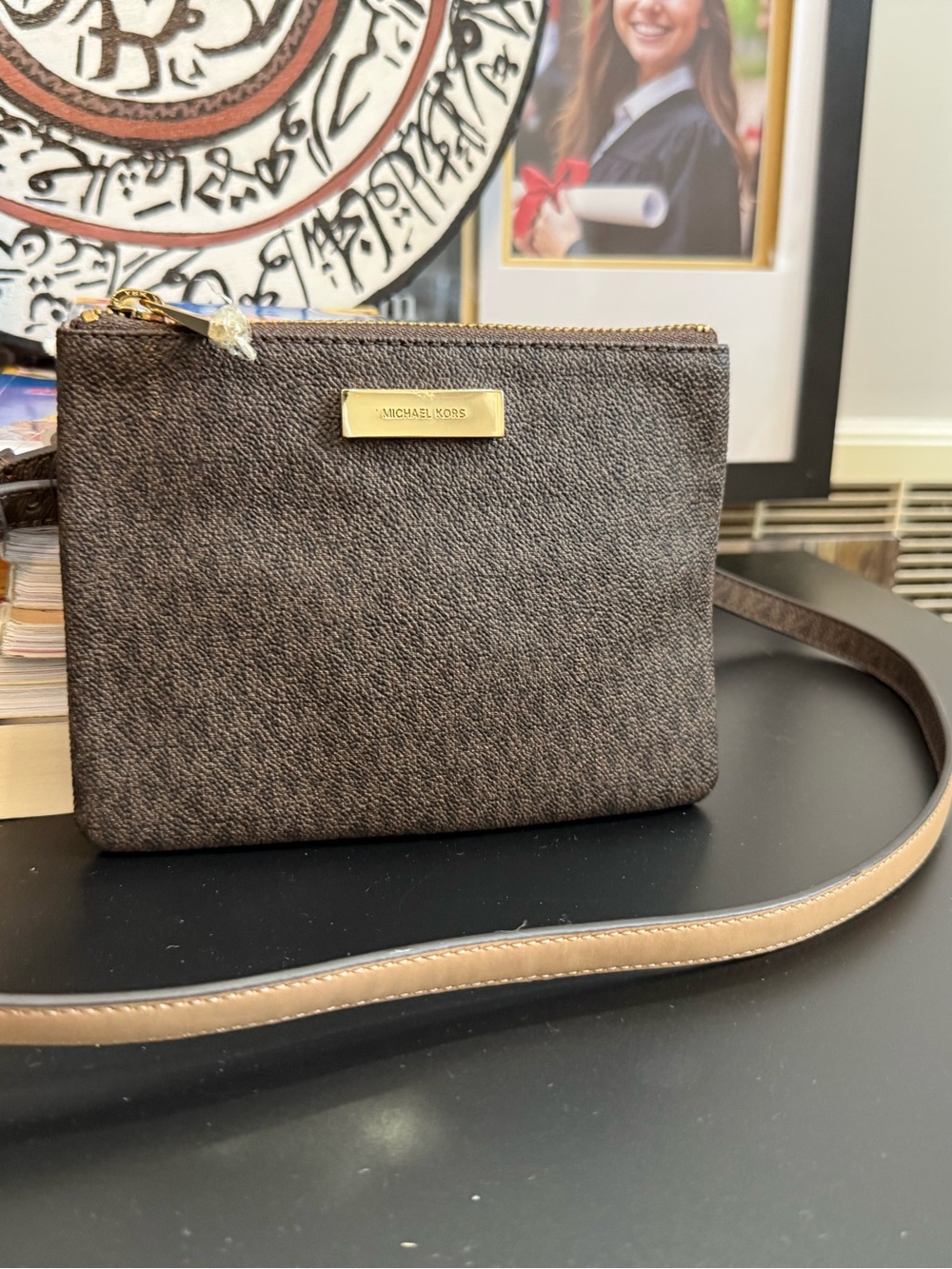 Michael Kors Brown and Tan . with,stylish w Tag ,never used - Picture 1 of 1
